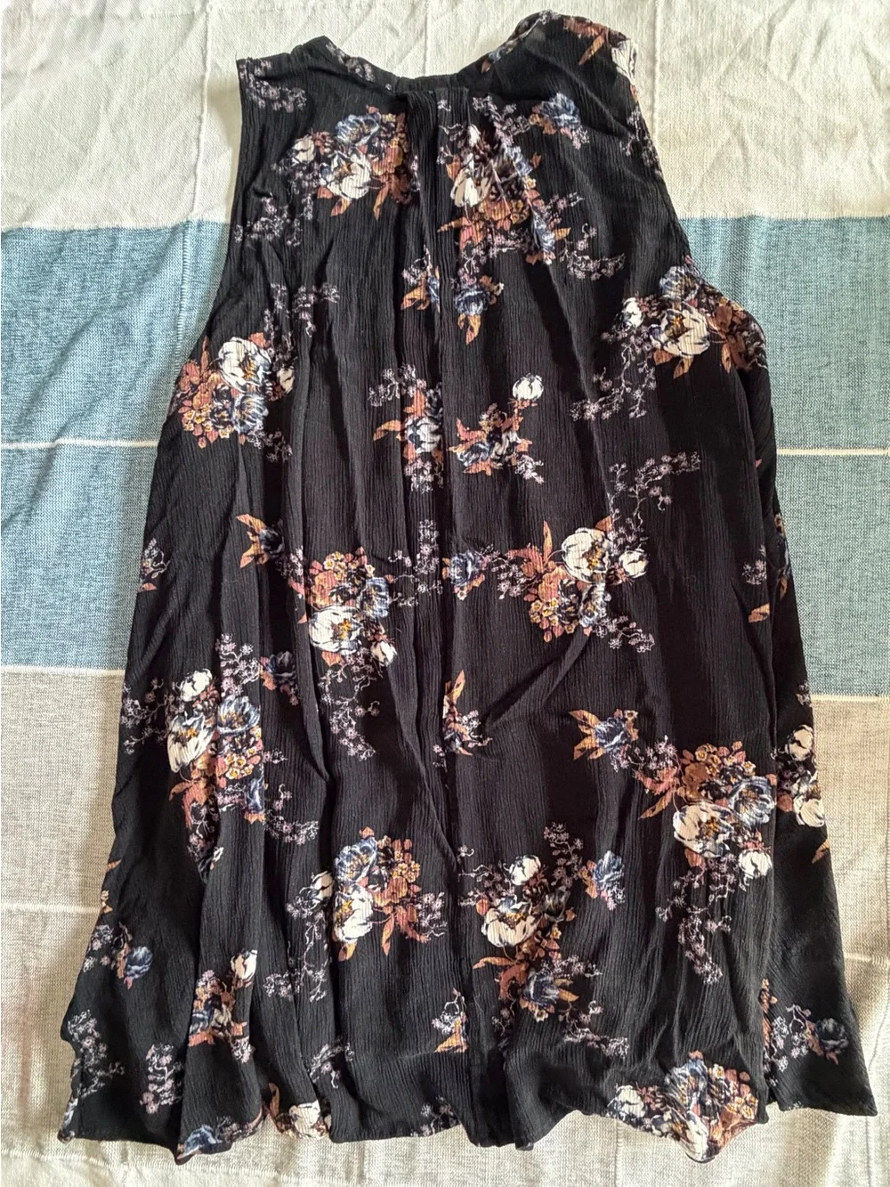 Free People Snap Out Of It Tree Swing Dress- Raven Combo